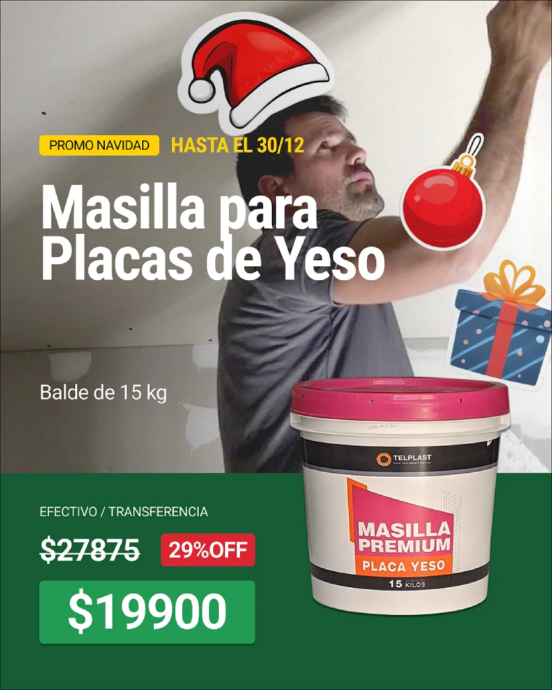Masilla p/ Yeso x 15 kg