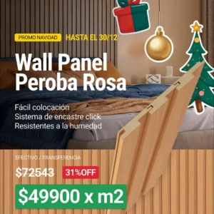 Wall Panel MDF RH Peroba Rosa
