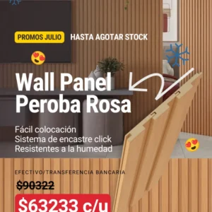 Wall Panel MDF RH Peroba Rosa