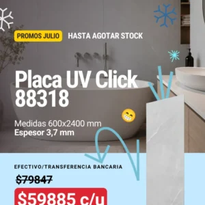 Placa UV Click 88318 600x2400mm