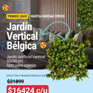 Jardín Artificial  Bélgica 50x50cm