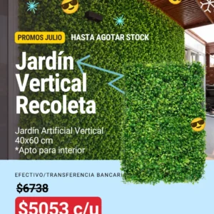 Jardín Artificial Recoleta 40x60cm