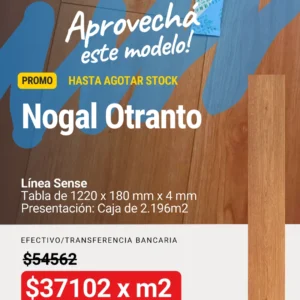 Piso Vinílico Sense Nogal Otranto