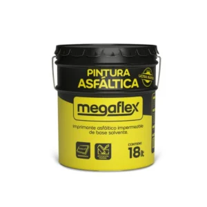 Pintura asfáltica Weber Megaflex de 18 litros