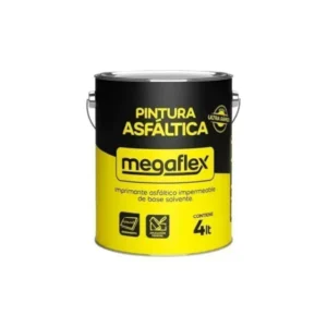 Pintura asfáltica Weber Megaflex de 4 litros