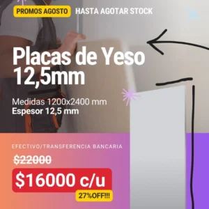 Placa STD Placo 12.5mm