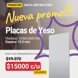 Placa STD Placo 12.5mm