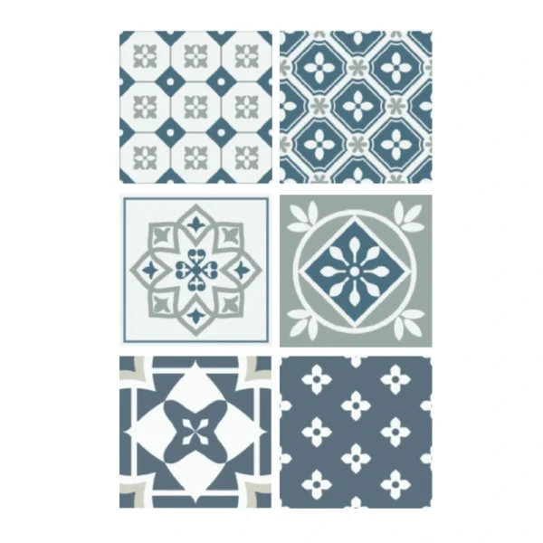 Azulejo Vinílico autoadhesivo – Mod 16651 – Pack x 6 unidades