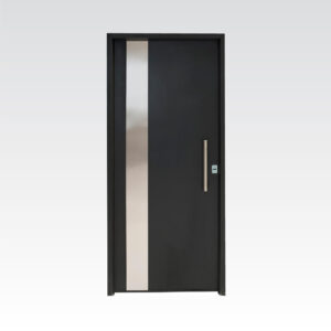 Puerta Chapa mod 200 Gold 0.80 Izq Negra