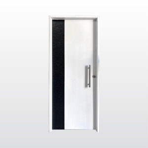 Puerta Chapa mod 410 Silver 0.80 Izq Blanca