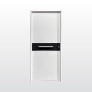 Puerta Chapa mod 412 Silver 0.80 Izq Blanca