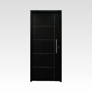 Puerta Chapa mod 370 Gold 0.80 Izq Negra