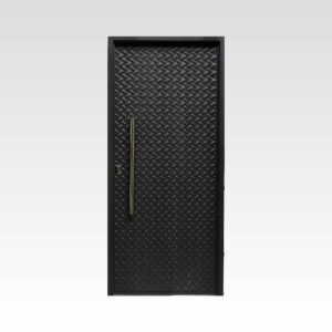 Puerta Chapa mod 200 Platinium semilla 0.80 Der Negra
