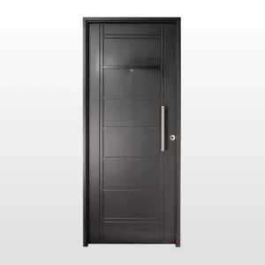 Puerta de Chapa Inyec Modelo 1310 Negra Der 0.80