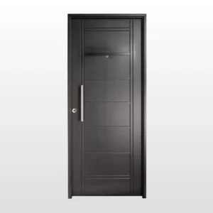 Puerta de Chapa Inyec Modelo 1310 Negra Izq 0.80