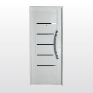 Puerta de Chapa Inyec Modelo 2510 Blanca Izq 0.80