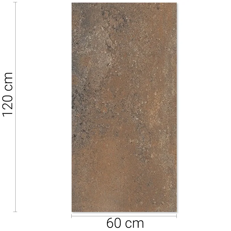 Porcelanato Óxido Marrón 60 x 120 cm x m2