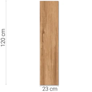 Porcelanato Casterly Caoba 23 x 120 cm x m2