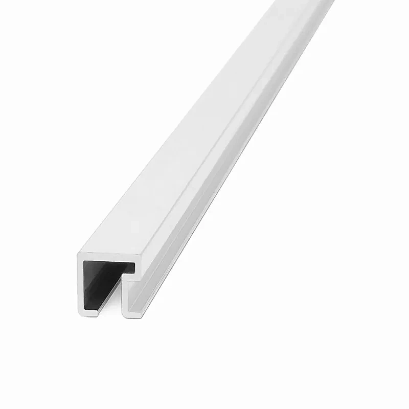 Listello Cuadrado aluminio cromo brillante (9mm x 2.45m) - Atrim 1431