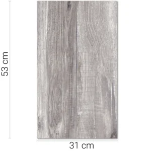 Piso Cerámica Castor Gris 1ra 31x53 cm