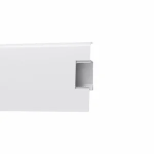 Zócalo pasacable Nº 40 White Mate x 2.50 mts
