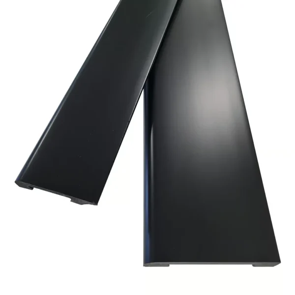 Zócalo resistente al agua Top Round Negro Azabache 100 x 2.40 mts - Imagen 3