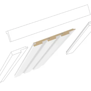 Accesorios de terminación Wall Panel RH Blanco Max