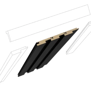 Accesorios de terminación Wall Panel RH Negro