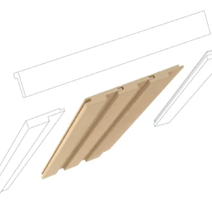 Accesorios de terminación Wall Panel RH Natural Oak