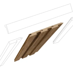 Accesorios de terminación Wall Panel RH Noce Oro