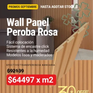 Wall Panel MDF RH Peroba Rosa