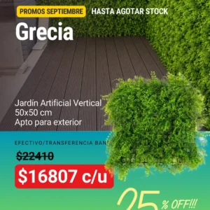 Jardín Artificial Grecia 50x50cm
