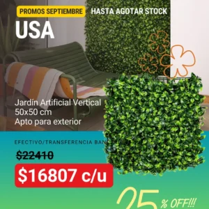 Jardín Artificial USA 50x50cm