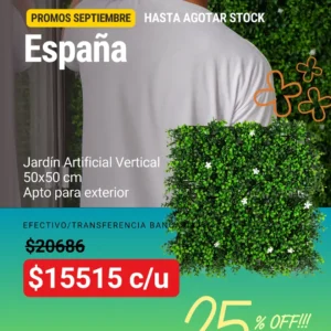 Jardín Artificial España 50x50cm