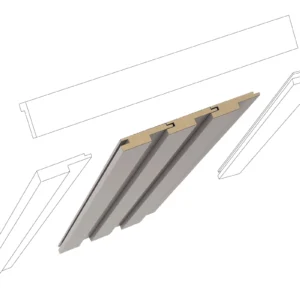 Accesorios de terminación Wall Panel RH Fume