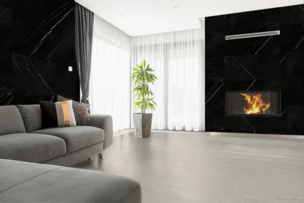Porcelánico Armani Nero Lux 63 x 122 cm RC x m2 - Imagen 4