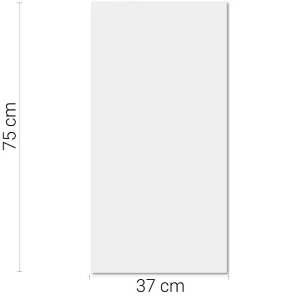 Porcelánico White Pulido Lux 37 x 75 cm RC x m2