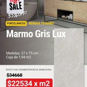 Marmo Gris Lux 37x75cm