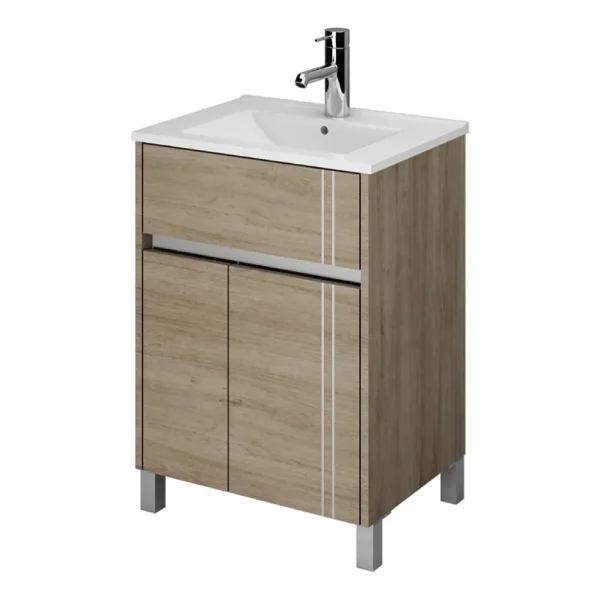 Vanitory de Pie Nature Cajú 70 cm 1 cajón