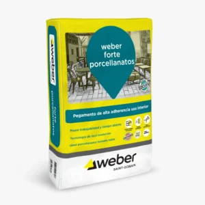 Pegamento Weber forte Porcelanato x 25kg