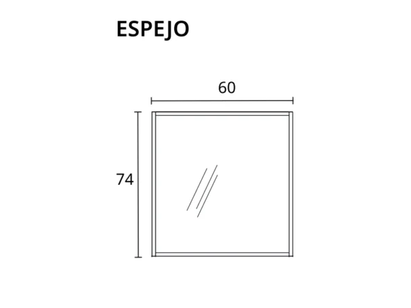 Espejo VTB Aqua 60 cm Teka - Imagen 3
