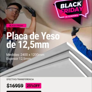 Placa STD Placo 1200 x 2400 x 12.5mm