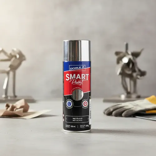 Pintura Aerosol Smart Paint AA 350 ml Alta Temperatura Aluminio - Imagen 2