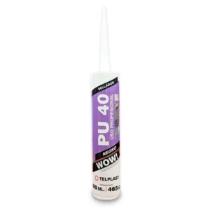 Sellador Poliuretano PU40 Negro Telplast 280ml
