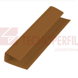 Arremate simple color madera de 6m