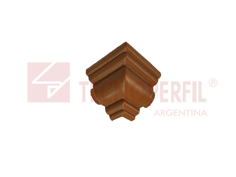 Canto externo 90º p/ moldura U madera