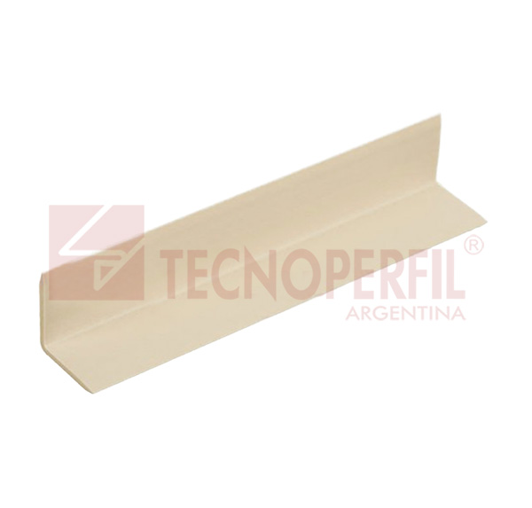 Cubrecanto TEC 242 de 25 x 25 x 2 mm de 3 mts Beige
