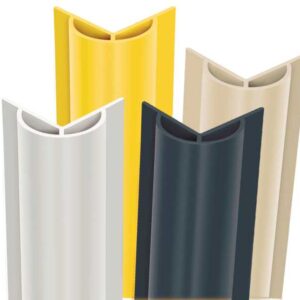 Cubrencanto flexible 70x70x32 mm TEC 912 negro x 0,75 m