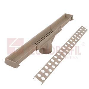 Kit rejilla p/ desague 1.30m con grill superior beige