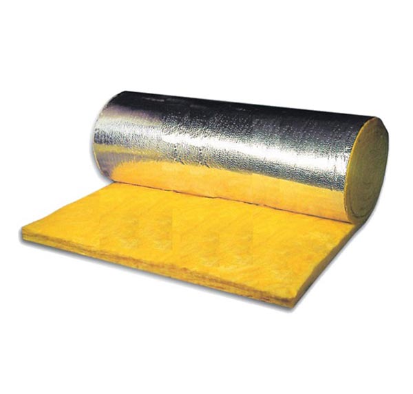 Lana de vidrio c/ aluminio liso 38mm